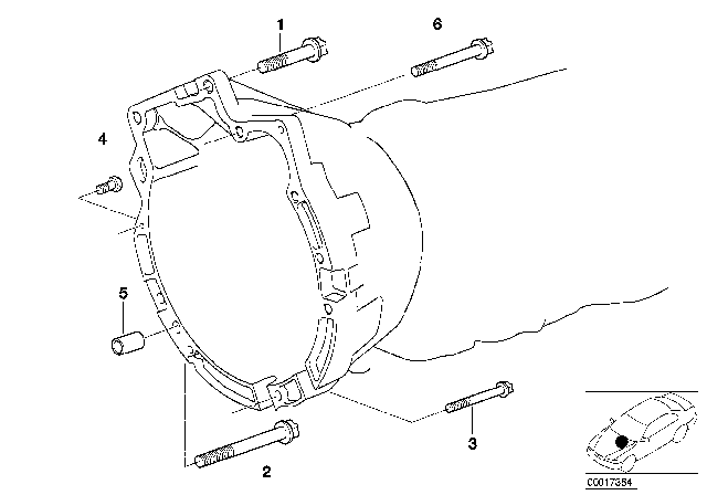 1999 BMW 328i Gearbox Mounting Diagram