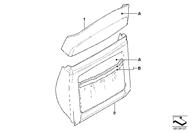 2006 BMW 525i Individual Rear Panel Diagram 2