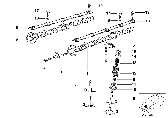 1995 BMW 850Ci Lower Spring Plate Diagram for 11341735254