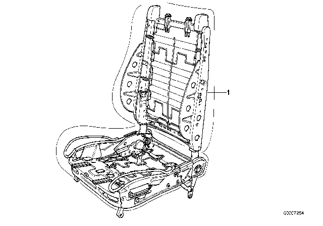 1988 BMW 750iL BMW Repair Sports Seat Diagram