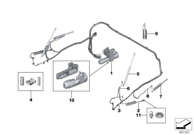 2020 BMW M240i Folding Top, Hydraulic Diagram