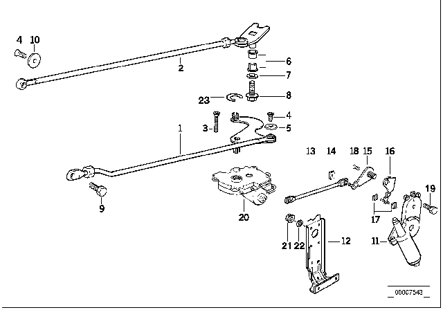 1997 BMW 318i Electrical Folding Top Diagram