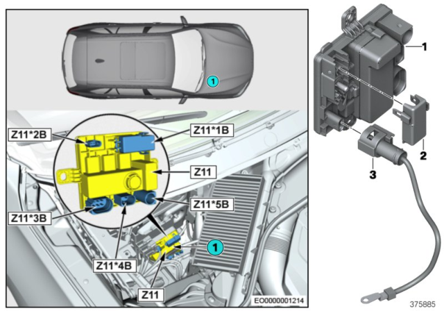 2015 BMW X6 Integrated Supply Module Diagram
