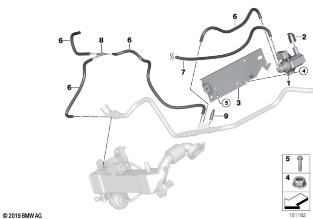 2013 BMW X5 Vacuum Control - AGR Diagram