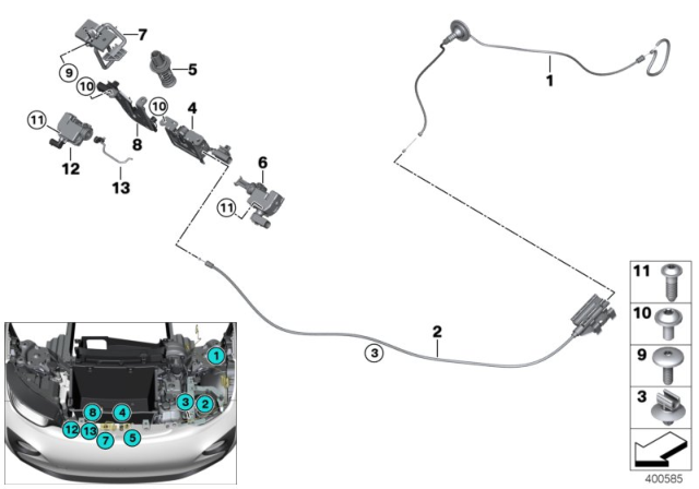 2020 BMW i3s Ejector Diagram for 51237352698