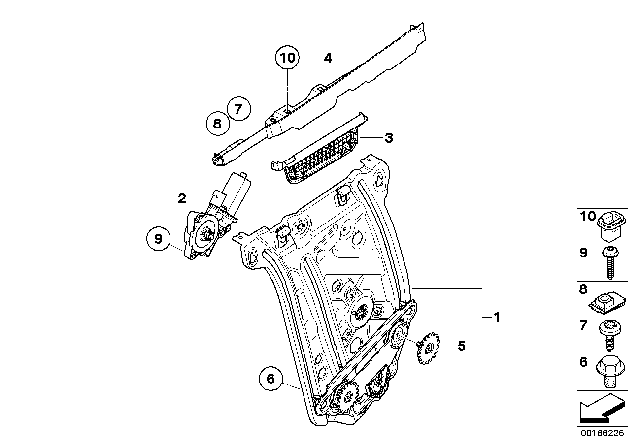 2011 BMW 128i Acoustic Trim, Right Diagram for 51377201950