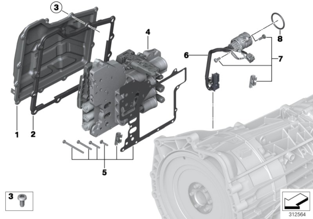 2011 BMW Z4 Installation Kit, Wiring Harness Diagram for 28607842854