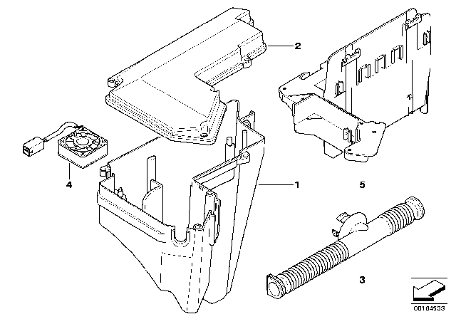 1998 BMW Z3 Control Unit Box Diagram 2