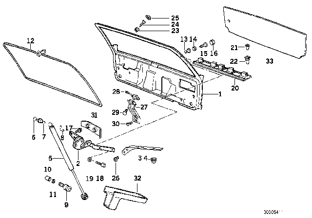 1994 BMW 530i Lower Support Diagram for 51248149377