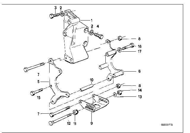 1989 BMW 735i Hydro Steering - Vane Pump Diagram 2