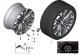 Diagram for BMW X6 Alloy Wheels - 36116853959