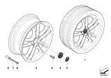 Diagram for BMW 135i Alloy Wheels - 36116777782