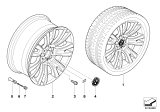 Diagram for 2013 BMW X5 Alloy Wheels - 36118037347