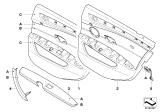 Diagram for 2009 BMW M5 Door Armrest - 51427967227