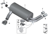 Diagram for BMW 428i xDrive Gran Coupe Tail Pipe - 18307610639