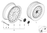 Diagram for BMW 525i Alloy Wheels - 36111094379