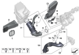Diagram for BMW 540i Air Intake Coupling - 13718601684