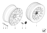 Diagram for 2013 BMW X5 Alloy Wheels - 36116774398