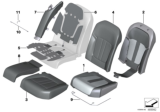 Diagram for 2020 BMW 740i Seat Heater Pad - 52207360565