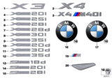 Diagram for 2015 BMW X1 Emblem - 51147362495