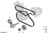 Diagram for 2010 BMW X5 A/C Idler Pulley - 11287799859