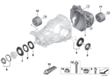 Diagram for 2015 BMW 750Li Differential Cover - 33117573816