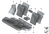 Diagram for BMW 428i Gran Coupe Seat Cushion Pad - 52207322187