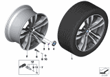 Diagram for BMW X6 Alloy Wheels - 36117846788