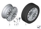 Diagram for 2012 BMW 740i Alloy Wheels - 36116857677