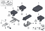 Diagram for 2009 BMW 750Li Body Control Module - 36106796604