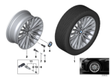 Diagram for BMW 428i xDrive Alloy Wheels - 36116796241