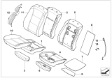 Diagram for 2009 BMW M5 Seat Cushion Pad - 52107896906