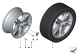 Diagram for 2013 BMW Z4 Alloy Wheels - 36116785252
