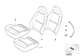 Diagram for 2001 BMW Z3 Seat Cushion Pad - 52108411020