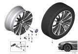 Diagram for 2020 BMW M550i xDrive Alloy Wheels - 36116873942