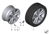 Diagram for 2016 BMW 640i Alloy Wheels - 36116790172