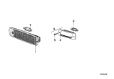 Diagram for 1981 BMW 528i Interior Light Bulb - 63311363598