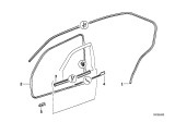 Diagram for 1998 BMW 328i Weather Strip - 51218174763