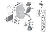 Diagram for 2011 BMW Alpina B7 HVAC Heater Blend Door Actuator - 64119319037