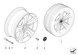 Diagram for 2009 BMW X6 Alloy Wheels - 36116778586