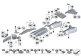 Diagram for BMW 325xi Exhaust Heat Shield - 51487072693