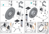 Diagram for 2013 BMW X5 M Brake Pad Sensor - 34356792568