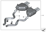 Diagram for BMW M3 Exhaust Resonator - 18302184201