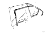 Diagram for 1979 BMW 528i Door Moldings - 51341808909