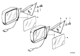 Diagram for 1979 BMW 320i Side View Mirrors - 51161926845