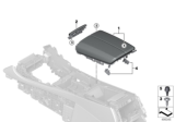 Diagram for BMW X5 Center Console Latch - 51166816350