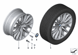 Diagram for 2010 BMW 550i Alloy Wheels - 36116883414