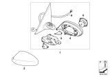 Diagram for 2008 BMW 128i Side View Mirrors - 51167185335