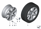 Diagram for 2015 BMW 650i Gran Coupe Alloy Wheels - 36116790176