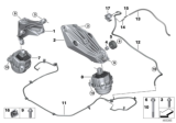 Diagram for BMW X3 Motor And Transmission Mount - 22116860471